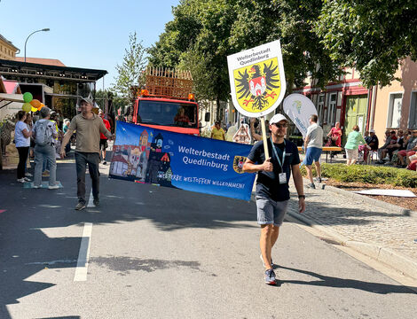 Die Stadt Quedlinburg als ehemalige Gastgeberin