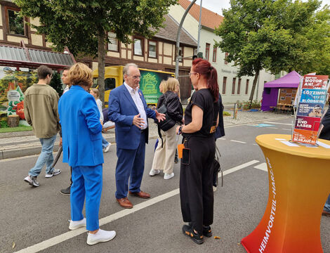 Ministerpräsident Dr. Haseloff im Gespräch mit Heimvorteil:Harz