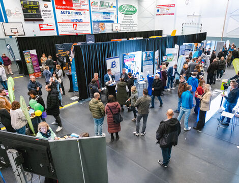 Ansicht der Messe von oben