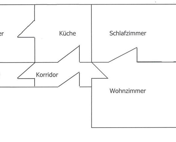 Freundliche 3-Raum-Wohnung im Stadtzentrum zu vermieten!