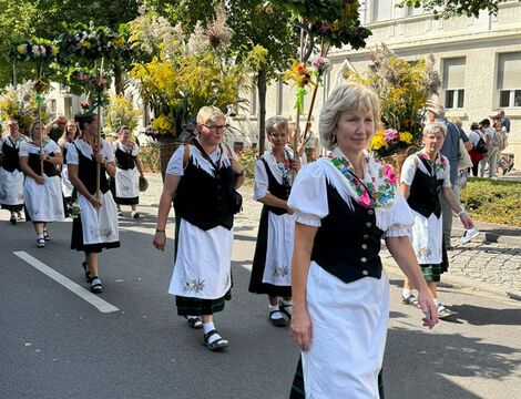 Hüttenröder Grasedanz beim Festumzug